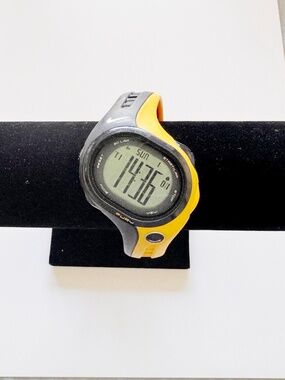 Men’s Digital Sport Watch Large 51mm Black Yellow Running Stopwatch Alarm Watch